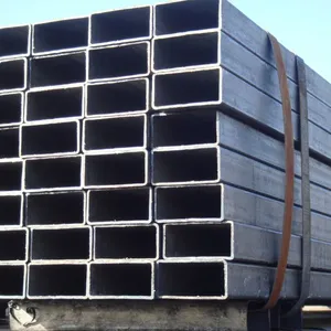 China Jiangsu Wuxi Carbon Hollow Section Pipe Q235 Mild Carbon Galvanized Weld Steel Rectangular/Square Pipe/Tube thumbnail-6