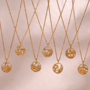 Stainless Steel Necklace in Rose Gold PVD Coating Anti Rust 16-24 Inches Adjustable Length Factory Wholesale thumbnail-5