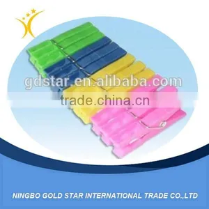 Colour Plastic Clothes Hanging Pegs thumbnail-1