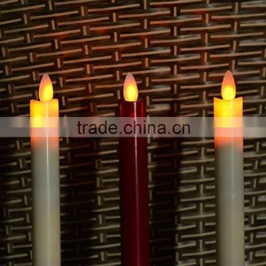Wholesale 6 Inch Flameless LED Church Candle, LED Taper Candle, Christmas Led Candle Pink Flameless Candles Quality Choice thumbnail-2