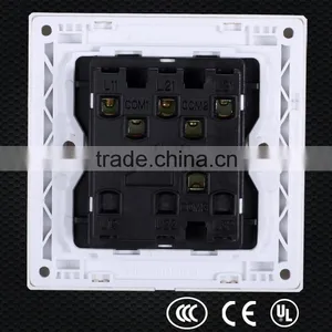 Wall Mounted On/off Electronic Switch, Electric Switch and Socket, Three Gang One Way Switch Quality Choice thumbnail-3