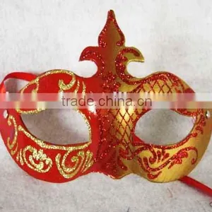 Fashion New Design Pretty Feather Masquerade Eye Party Mask Paper Party Eye Mask thumbnail-2