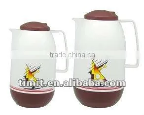 0.5L Plastic Vacuum FLask With FLower (V-H20905) thumbnail-1