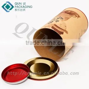 Custom With Dome Tinplate Lid Paper Tube Packaging Boxes thumbnail-3