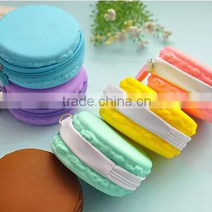 High Quality Macaron Cake Shape Silicone Waterproof Coin Purses thumbnail-5