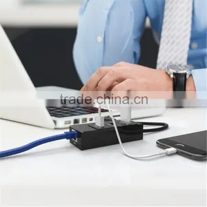 Hot Plug USB-C to RJ45 3.0 USB Port Power Powerline Adapter Hub thumbnail-4