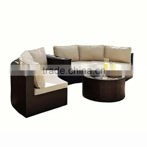 Outdoor Rattan Garden Terrace Furniture Leisure Round Wholesale Rattan Wicker Furniture Quality Choice thumbnail-2