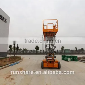Hot Sale!14m Cheap Scissor Lift With Overseas Service thumbnail-3