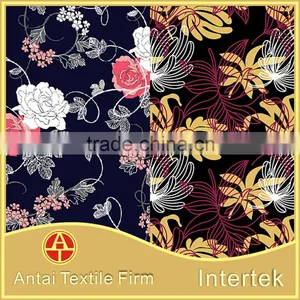 Flower Designs Painting Fabric /Antai Textile Professional 4 Way Stretch Nylon Lycra Spandex Print Fabric With Flower thumbnail-3