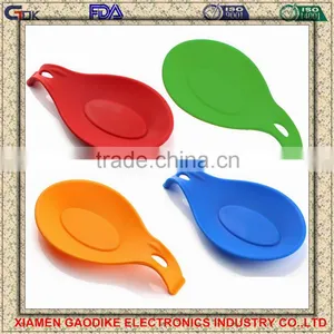 Food Grade BPA Free Heat Resistant Silicone Spoon Mat/silicone Spoon Rest thumbnail-1