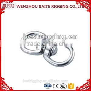 China Supplier Rigging,hardware Svivel Round Eye Snap Hook, Swivel Double Eye Galvanized in Carabiner Manufacturer thumbnail-1