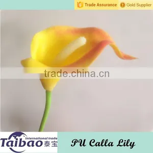Low Price Wholesale Real Touch Orange Artificial Calla Lilies thumbnail-1