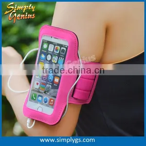 (New) Lycra Sport Armband for Iphone 6, Lycra Waterproof Sport Armband, Lycra Cell Phone Armband thumbnail-2
