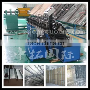 c u w Channel T Bar Angle Omega c u w Stud Struss Furring c u z w Purlin Roll Forming Machine thumbnail-6