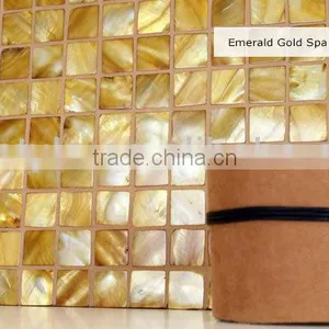 Elegant Gold Mother of Pearl Mosaic thumbnail-1