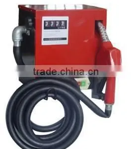 AC DC 12V 24V Electric Oil Fuel Diesel Gas Transfer Pump W/ Mechanical Meter G Read thumbnail-1