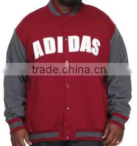 Customized Cotton Fleece Varsity Jacket,custom Pure Cotton Fleece Jacket,fashionwear Cotton Fleece Jacket thumbnail-2