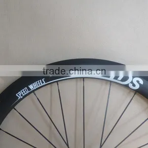 23mm Wide Combo Carbon Wheels 38mm Front and 50mm Rear Clincher Bicycle Wheelset Road thumbnail-2