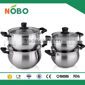 NOBO New Arrival Stainless Steel Stock Pot With Capsule Bottom thumbnail-1