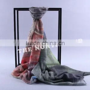 Water Soluble Cashmere Printed Scarf CS14122201 thumbnail-1