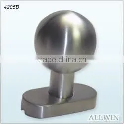 Door Round Knob With Oval Rose thumbnail-1