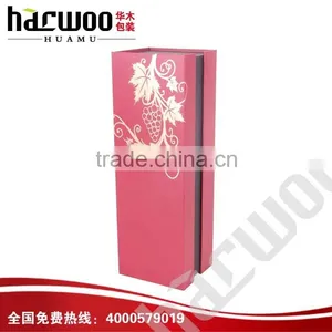 Hinged Paper Wine Bottle Case for Sale thumbnail-5
