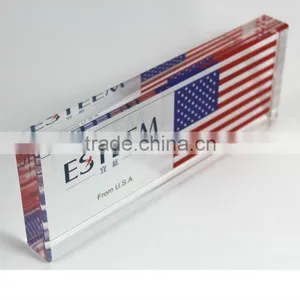 Customize Acrylic Trophy Pmma Plaque With Silkscreen Logo thumbnail-1