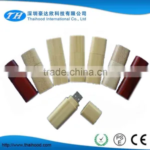 Stock Price Engrave Logo OEM Bulk 1GB Wooden Stick USB Flash Drives Quality Choice thumbnail-1