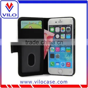 Flip Leather Phone Case With Magnetic Fastener for Iphone 6 thumbnail-1