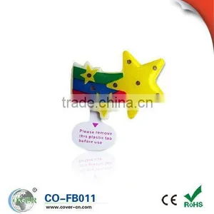 Star Shaped LED Flashing Badge With Pin&Magnet Back thumbnail-1