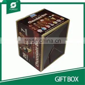 PRINTED CARDBOARD GIFT BOX PACKING CHOCOLATED thumbnail-1