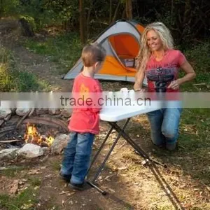 Outdoor Adjustable Folding Table and Chair, Small Size Portable Picnic Table for Sale thumbnail-2