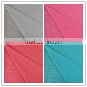 Esse Textile Knitted Rayon Fabric Slub Jersey Fabric in Grey Solid Dyeing for Garment thumbnail-2