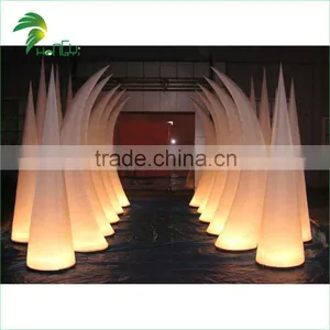 Advertising Custom PVC LED Inflatable Light Balloons Inflatable Light Cone for Night Decoration thumbnail-3