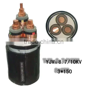 0.6/1kV CU/XLPE Power Cable 11kv Power Cable Steel Wire Armoured Power Cable thumbnail-1