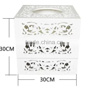 Storage Box CD/DVD Drawer Wood Plastic Desktop Organizer Accessory Box thumbnail-4