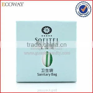 Wholesale Cheap Ladies Hotel Disposable Sanitary Bag thumbnail-1