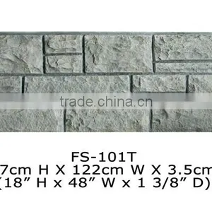 High Quality Good Price Beautiful New Modern Decorative pu Artificial Stone Panel thumbnail-2