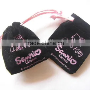 Promotional Small Hello Kitty Velvet Jewelry Pouch thumbnail-1