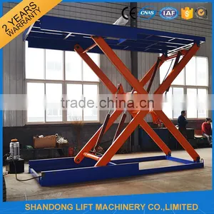 3Ton Inground Hydraulic Mobile Scissor Car Lift thumbnail-3