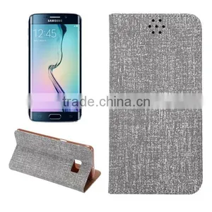 Galaxy S6 Edge Bling Leather Wallet Cover thumbnail-5