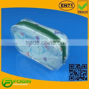 Pvc Custom Printed Cosmetic Bag With Zipper thumbnail-3