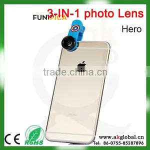 3 in 1 Mobile Lens Smartphone Lens,Zoom Lens for Mobile Phone,Mobile Phone Lens thumbnail-5