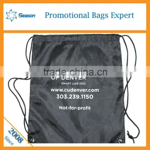 Polyester Bag Manufacturer to Made Environmental Protection Bag/ Waterproof Drawstring Custom Bag thumbnail-4