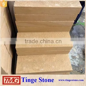 Hot Sale Cheap Yellow Sandstone Steps For Building Project thumbnail-4