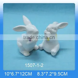 Handmade Home Decor Ceramic Rabbit Decoration,ceramic Rabbit Figurine,ceramic Rabbit Statue thumbnail-1