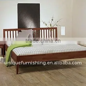 Modern Solid Wood Double Bed Designs For Bedroom Furniture thumbnail-4