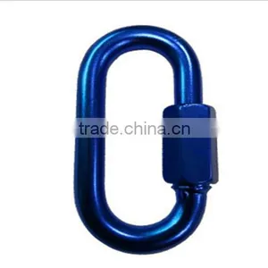 18KN Outdoor Safety Buckle Clasp O-Shape Stainless Steel Screw Gate Climbing Button Carabiner Camping Hiking Safety Hook Gear thumbnail-1