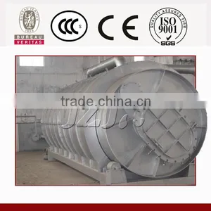 One Batch Scrap Tyre Pyrolysis Machine With Building Customer Feedback Table thumbnail-1