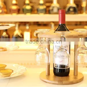 Bamboo Wine Glass Rack thumbnail-2